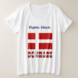 Danemark et Drapeau Danois Personnalisés