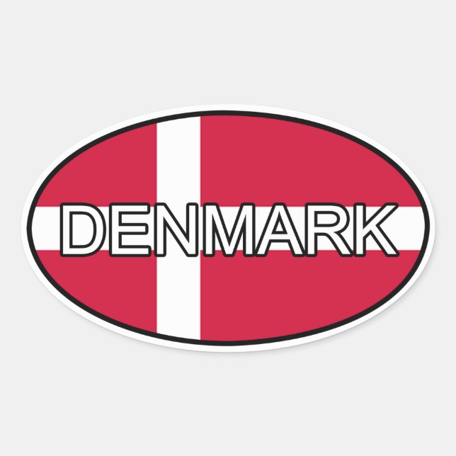 Dänemark Euro Sticker (Vorderseite)