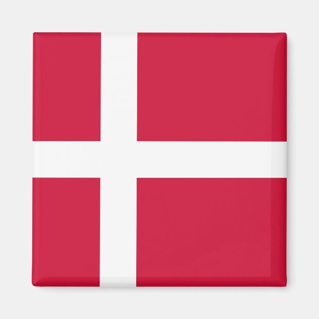 Dänemark Flag DK Magnet (Vorne)