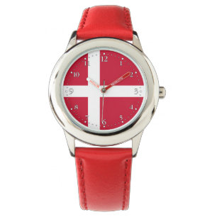 Dänemark Flagge Armbanduhr