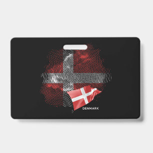 Dänemark-Flagge Ausweis