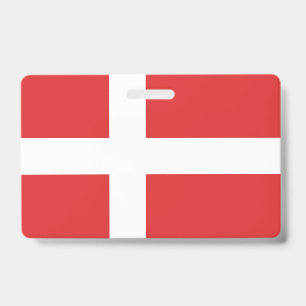Dänemark-Flagge Ausweis