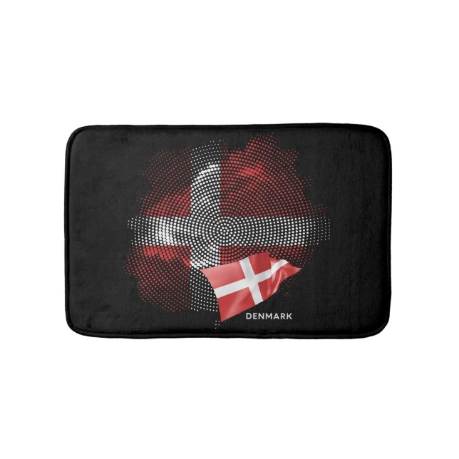 Dänemark-Flagge Badematte (Vorderseite)
