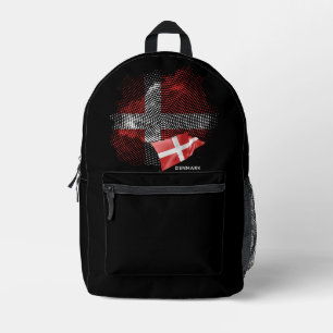 Dänemark-Flagge Bedruckter Rucksack
