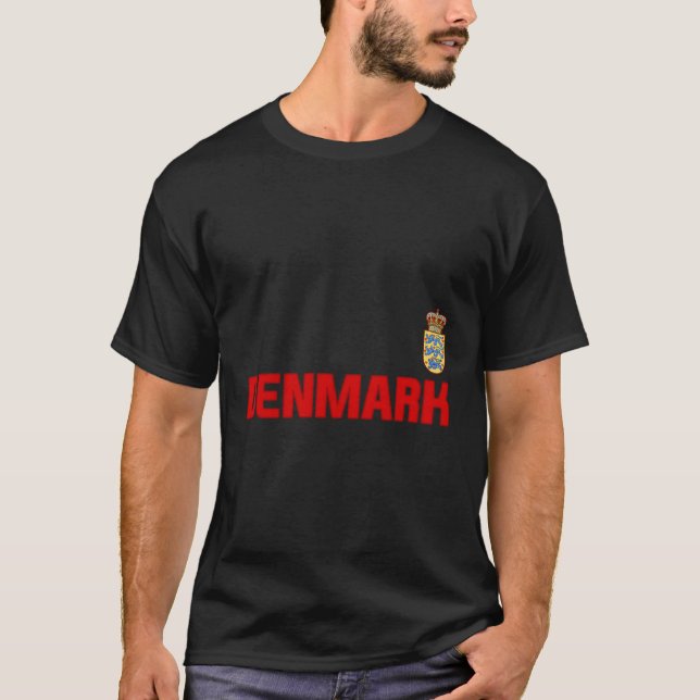 Dänemark Flagge Dänischer Primer Dane Internationa T-Shirt (Vorderseite)