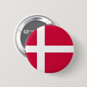 Dänemark-Flagge Dänischer Stolz Rund Button