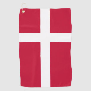 Dänemark Flagge Dänisches Patriotikum Golfhandtuch