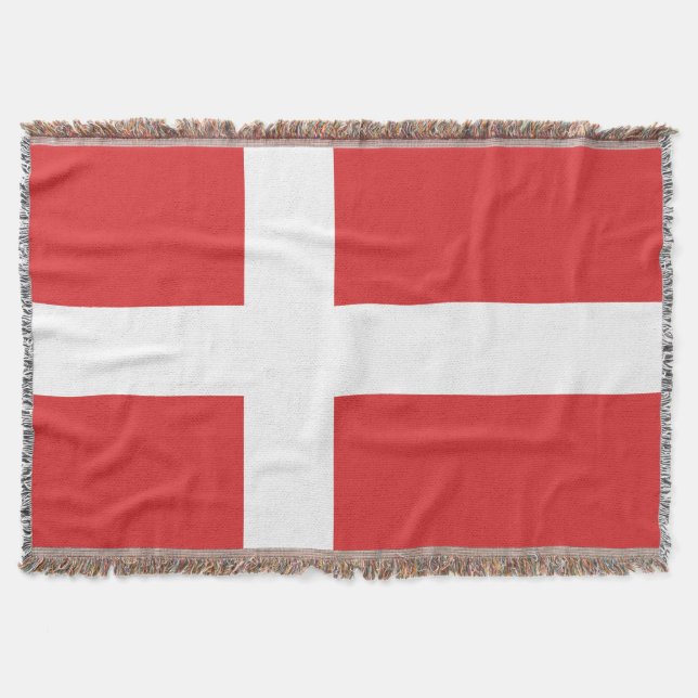 Dänemark-Flagge Decke (Vorderseite)