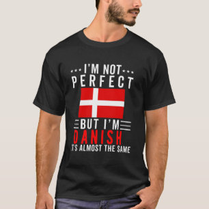 Dänemark Flagge für Männer Dänische Roots Dane T-Shirt