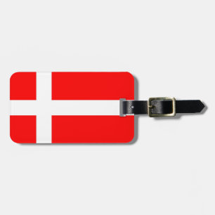 Dänemark Flagge Gepäckmarke! Gepäckanhänger