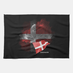 Dänemark-Flagge Geschirrtuch