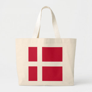 Dänemark-Flagge Jumbo Stoffbeutel