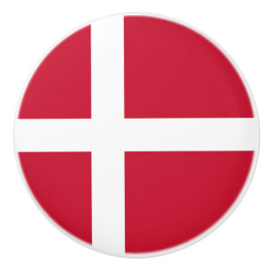 Dänemark Flagge Keramikknauf