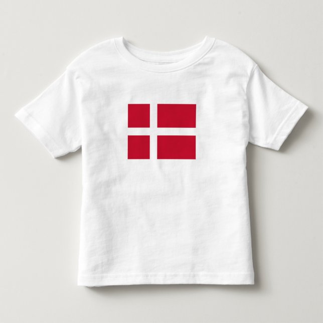 Dänemark Flagge Kleinkind T-shirt (Vorderseite)