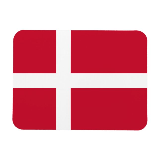 Dänemark Flagge Magnet (Horizontal)