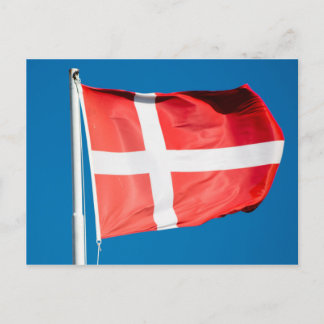 Dänemark Flagge Postkarte