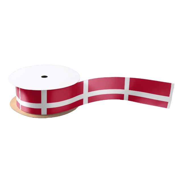 Dänemark-Flagge Satinband (Spule)
