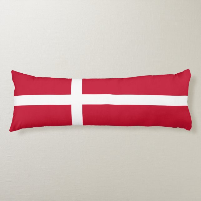 Dänemark Flagge Seitenschläferkissen (Vorderseite)