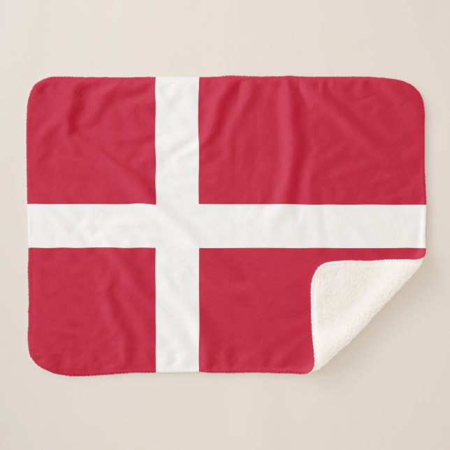 Dänemark Flagge Sherpadecke (Vorderseite (Horizontal))