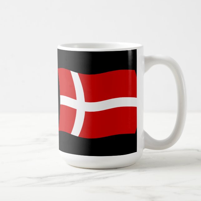 Dänemark-Flagge-Tasse Kaffeetasse (Rechts)