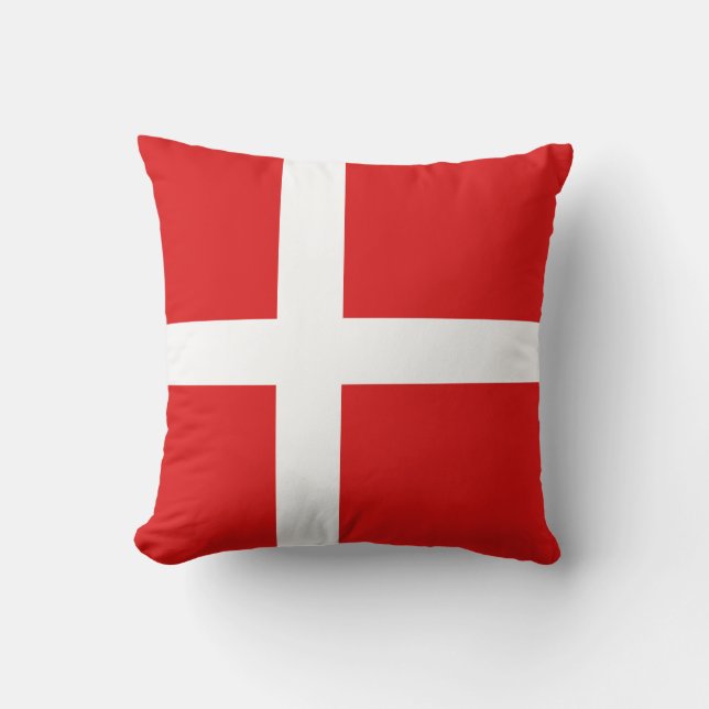 Dänemark Flagge x Flaggenkissen Kissen (Vorderseite)