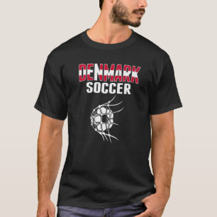 Dänemark Fußball-Ball im Nettoziel Dänischer Fußba T-Shirt