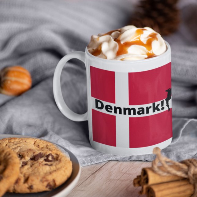 Dänemark Fußball Kaffeetasse (Von Creator hochgeladen)