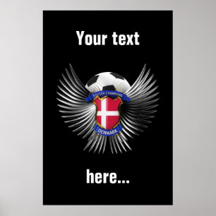 Dänemark-Fußball-Meister Poster