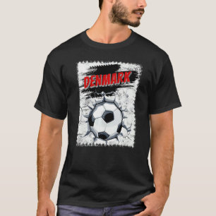 Dänemark Fußball T-Shirt