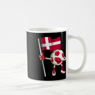 Dänemark Fußballtrikot Dänische Flagge Footll Dab Kaffeetasse
