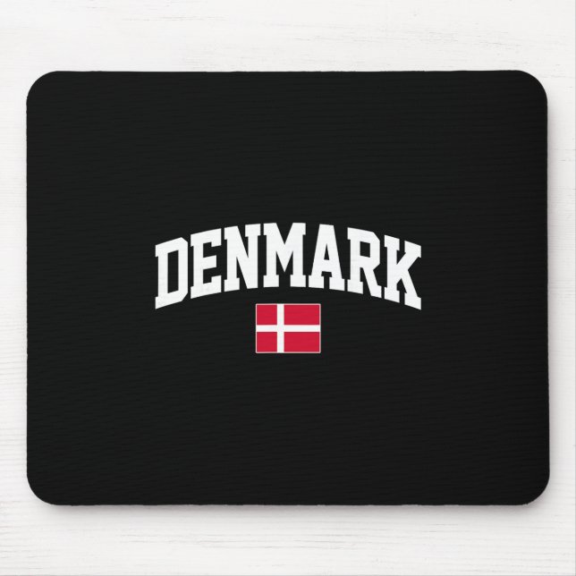 Dänemark Geschenk Dänischer Freund Dänemark Urlaub Mousepad (Vorne)