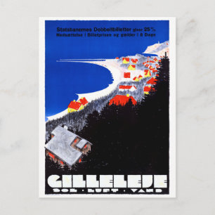 Dänemark Gilleleje Restauriertes Vintage-Reisepost Postkarte