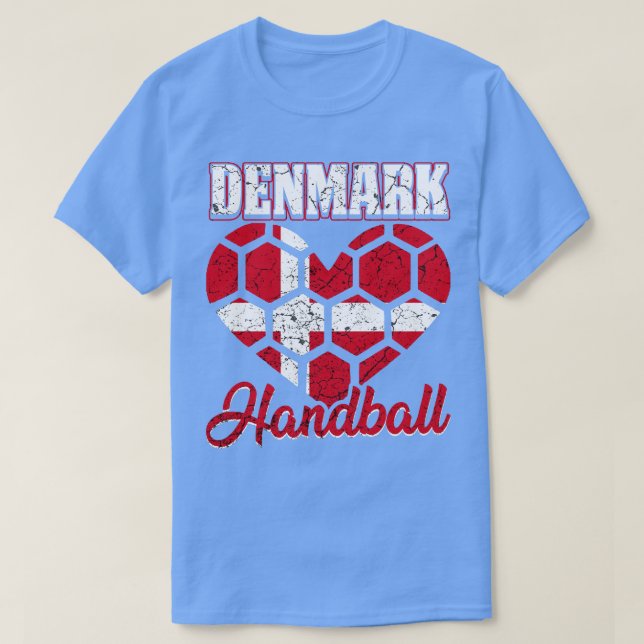 Dänemark Handball 4 T-Shirt (Design vorne)