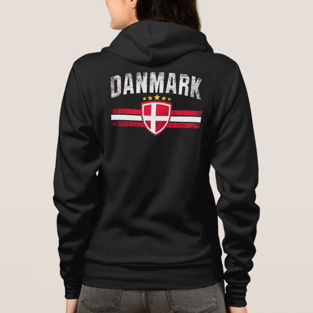 Dänemark Hoodie (Rückseite)