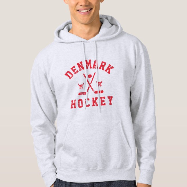 Dänemark Ice Hockey Hoodie (Vorderseite)