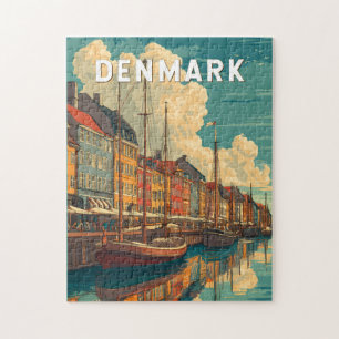 Dänemark Illustration Reise Kunst Vintage