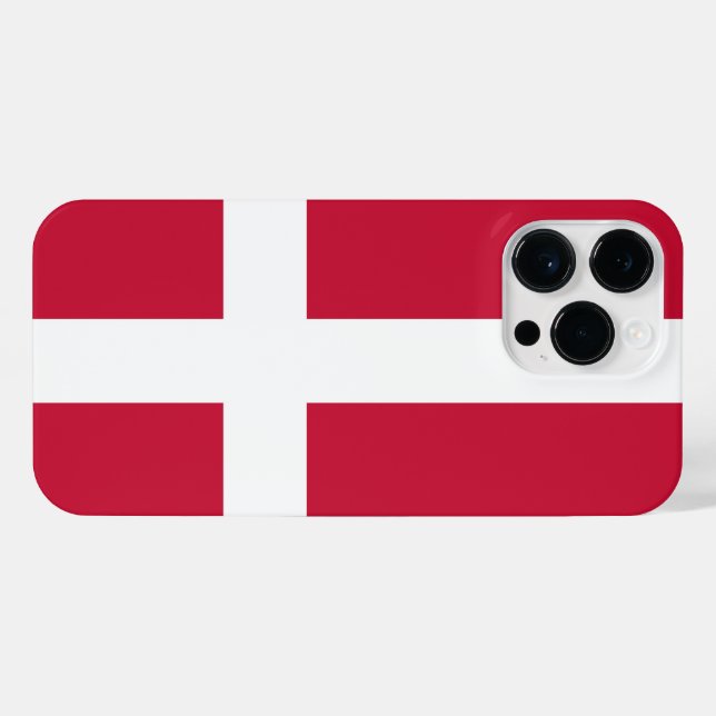 Dänemark iPhone 14 Pro Max Hülle (Rückseite (Horizontal))