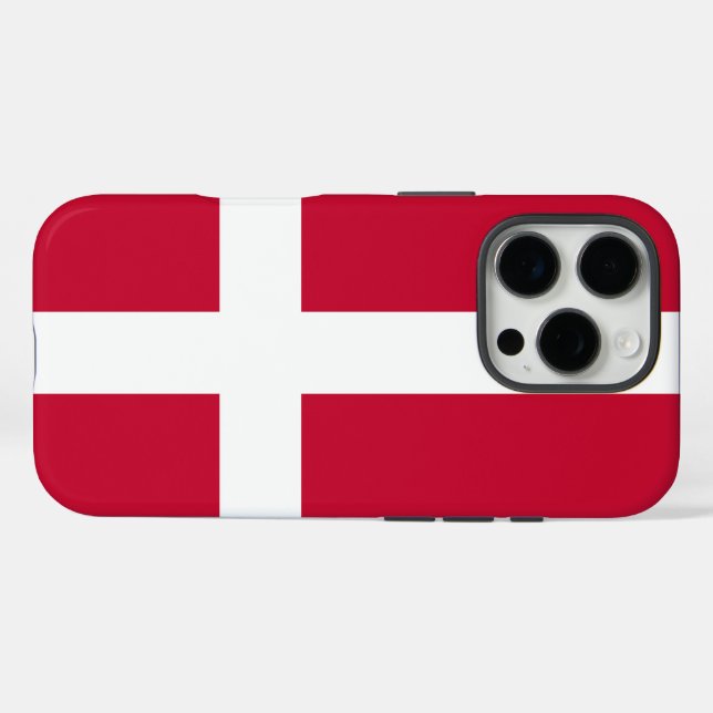 Dänemark iPhone 16 Pro Hülle (Rückseite (Horizontal))