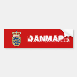 Dänemark Logo Abzeichen Wappen königliches Wappen Autoaufkleber