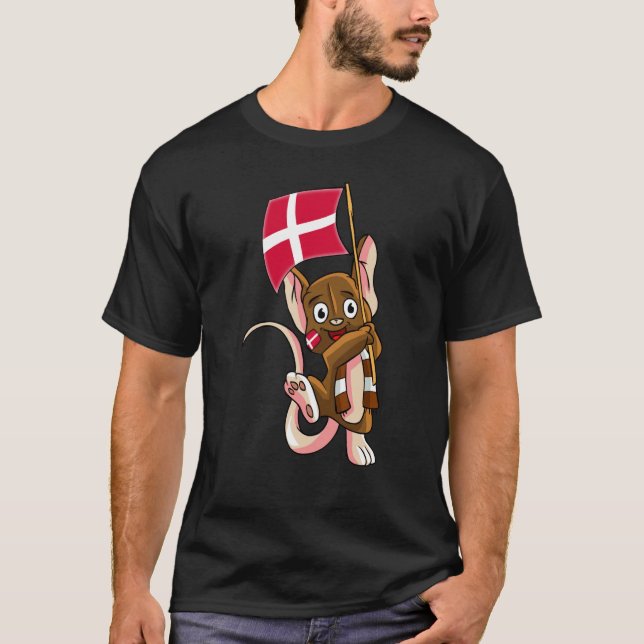 Dänemark Lüftermaus T-Shirt (Vorderseite)