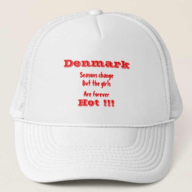Dänemark Mädchen Truckerkappe (Vorderseite)