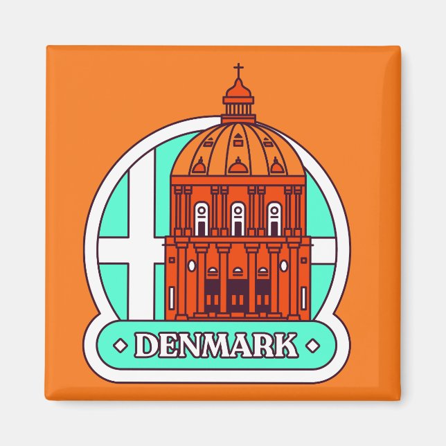 Dänemark Magnet (Vorne)