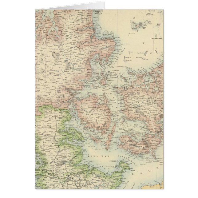 Dänemark mit Schleswig und Holstein (Vorne)