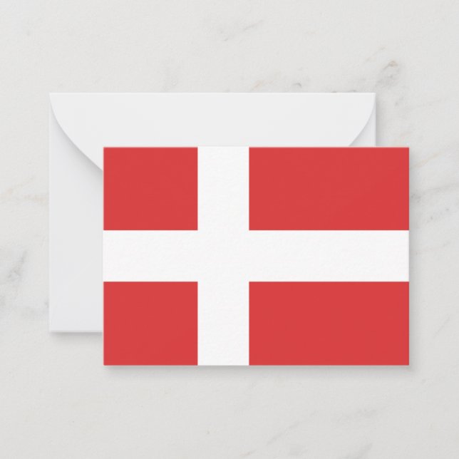 Dänemark Mitteilungskarte (Vorderseite)