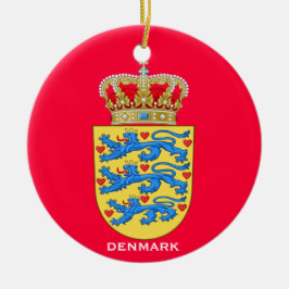 DANEMARK*- Ornement rond en céramique