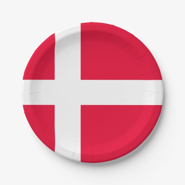 Dänemark Pappteller (Vorderseite)