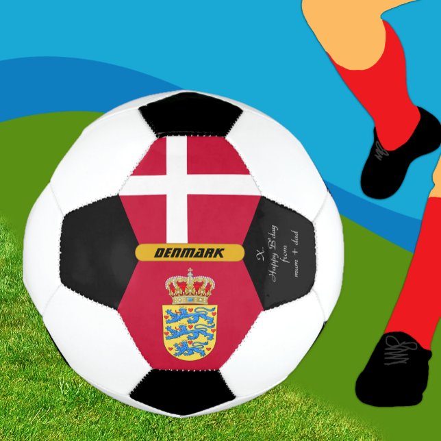 Dänemark Personalisiert, Flagge, Foto Fußball (Von Creator hochgeladen)