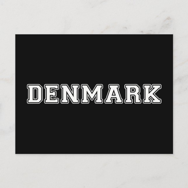 Dänemark Postkarte (Vorderseite)