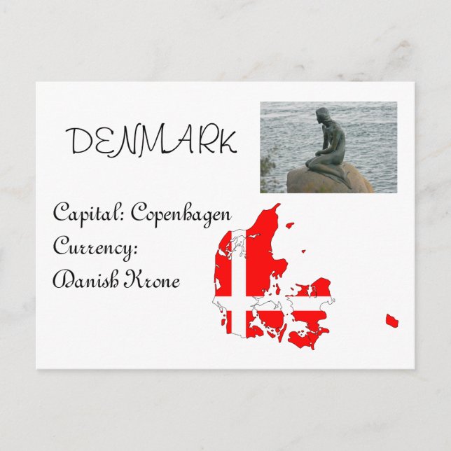 Dänemark Postkarte (Vorderseite)