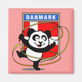 Dänemark Rhythmic Gymnastics Panda Magnet
